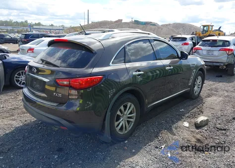 2010 Infiniti Fx35 из США, поврежденный, VIN JN8AS1MW6AM851396